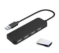 Laptop USB Port Extender - Extended USB Ports High Speed Data | USB Flash Drive Extender Compatible, Portable USB Extension to 4 Ports for Flash Drive
