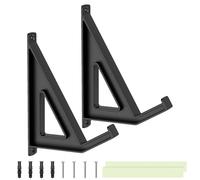 Laptop Wall Mount - Adjustable Laptop Stand Wall Shelf - Versatile and Adjustable Organization for Books, Frames, Routers and Electronic Objects Nearby