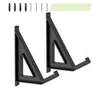 Laptop Wall Mounting Shelf, Adjustable Computer Stand, Keyboard Display Class, Floating Electronics Holder for Router, Game Console, Book Frame, Picture Display in the Office, Desk, Bed, Night