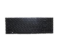 Laptop White Monochrome Backlit Keyboard For MSI Bravo 17 D7V D7VEK D7VFK D7VFKP Russian RU Black Without Frame New