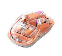 Laptop Wireless Control - Wireless Computer Controlled with Light, Computer Controlled Transparent with RGB Lights - Silent Click Computer Controlled Work Learning Game in Study Room, Dorm,