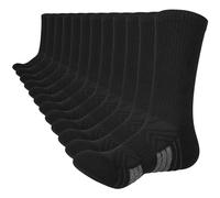 Lapulas Mens Socks 6 Pairs Thermal Sports Cotton Breathable Thick Cushioned Crew Socks Outdoor Running for Men Women
