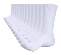 Lapulas Mens Socks 6 Pairs Thermal Sports Socks Cotton Breathable Athletic Socks Thick Cushioned Crew Socks Outdoor Hiking Walking Running Socks for Men Women