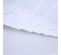 LAPWING WHITE Vertical Blinds Slats Made to Measure 89mm (3.5" Wide) with FREE Weights Chain & Hangers - By EXACT BLINDS.
