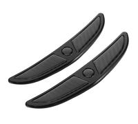 LAPYAPPE 1 Pair Car Wheel Eyebrow Arch Strips Anti-collision Stickers for Car Black Carbon Fiber Tpu Lightweight Reliable Material Decoration Scratch Protection