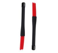 LAPYAPPE 1 Pair Retractable Nylon Drum Brushes for Jazz Drum Kit Accessories with Lightweight Plastic Drumsticks and Performance
