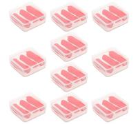LAPYAPPE 10 Boxes Diamond Drawing Glue Clay with Userfriendly Texture and Secure Adhesion, Silicone Material DIY Tools for Pottery Kit and Jewel Art Accessories, Red Colour for Clay