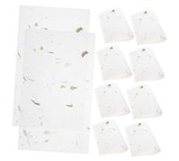 LAPYAPPE 10 Sets Vintage Letter Writing Paper Decorative Stationery for Invitations Per Set Smooth Writing Experience for Painting and Graffiti Charming Design for Personal Expression