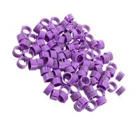 LAPYAPPE 100pcs Adjustable Numbered Pigeon Leg Bands with Secure Clip Closure Bird Foot Rings for Quail Dove Lovebird Coturnix Poultry Identification