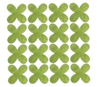 LAPYAPPE 100pcs Green Felt Pan Separators for Mugs and Hot Beverage Cups, Round Felt Cup Mats Prevent Clinking, Easy to Clean Drink Coasters for Office and Outdoor Picnics