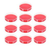 LAPYAPPE 10pcs Agar Plates Agar Culture Medium for Laboratory Medical Use Strong Wear and Break Resistance Petri Dishes Suitable for Hospital Industrial Testing