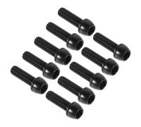 LAPYAPPE 10Pcs Bicycle Stem Bolts Durable Metal Screws for Secure Handlebar Attachment Compatible with Mountain and Road Bikes for Upgrading Stability and Comfort