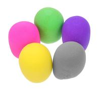 LAPYAPPE 10pcs Microphone Sponge Covers for Noise Protection Close Fit without Leakage, Assorted Colour Mic Covers Suitable for Conference Rooms and News Interviews