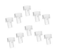 LAPYAPPE 10pcs Silicone Duckbill Valves for Breast Pump with Anti-backflow Design Compatible Manual and Electric Breastfeeding Parts Lightweight Accessories for Milk Collection