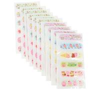 LAPYAPPE 120pcs Breathable Wound Bandages Lovely Wound Patches Assorted Color Pe Material Easy to Tear Does Not Hurt The Skin First Aid Outdoor Use