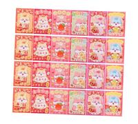 LAPYAPPE 120pcs Cartoon Horse Lucky Money Packets for Chinese Year Vibrant Spring Festival Red Envelopes Hong Bao with Creative Packaging Festive Design for Family and Business Celebrations
