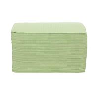 LAPYAPPE 125pcs Disposable Nail and Tattoo Table Pads Soft the Touch Paper Mat Individually Wrapped Light Green for Nail Salons and On-the-go Services