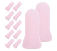 LAPYAPPE 12pcs Silicone Eye Cupping Set for Eye Area Massage, Promotes Relaxation and Humidity Absorption, Portable Mini Suction Cups with Cute and Refined Appearance