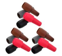 LAPYAPPE 12pcs Silicone Wine Stoppers for Glass Bottles Assorted Colour Bottle Stoppers Prevent Spills Easy to Clean Wine Plugs Elegant and Sophisticated Design for Home Bar Use