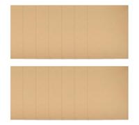 LAPYAPPE 15pcs Braille Writing Paper Card Stock Khaki Blank Braille Alphabet Board Paper for Visually Impaired and Writing Practice