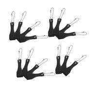 LAPYAPPE 15pcs Lottery Scratch off Tool Mini Ticket Scraper Reusable Black