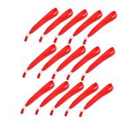 LAPYAPPE 15Pcs Red Wristbands for Events Comfortable Party Bands Quick Application Music Festival Wristbands Stylish Accessories for Birthday Parties Club Entry Management