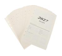 LAPYAPPE 176 Pages Planner Refill with 6-hole A5 Design, Refillable Daily and Monthly Planner Pages Made of Paper, Easy to Insert or Remove, Prevent Ink Bleedthrough, the Go Use