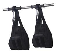 LAPYAPPE 1Pair Abdominal Cantilever Hanging Resistance Bands Elastic Pull Up Bar Training Straps for Muscle Growth and Stability Home Gym for Leg and Arm Workouts Black