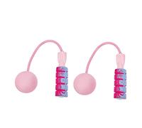 LAPYAPPE 1Pair Ropeless Jump Rope with Weighted Balls Indoor Skipping Rope for Home Workouts Ergonomic Handle Design Lightweight Durable for Women Men