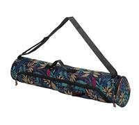 LAPYAPPE 1Pc Creative Yoga Durable Storage Tote with National Style Print for Yoga Gym Travel Outdoor Activities Lightweight Practical Single Shoulder Carrier
