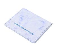 LAPYAPPE 1Pc Marble Design PU Card Holder Portable Id Card Pouch Unisex Passport Cover for Businessmen Students Office Workers and More