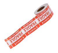 LAPYAPPE 1roll Caution Fragile Stickers High Visibility for Shipping Heavy Adhesive Stickers for Careful Handling of Delicate Items