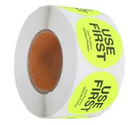 LAPYAPPE 1roll Inventory Control Labels Permanent Adhesive Stickers for Restaurant Supplies for Accurate Food Dating and Efficient Inventory Management