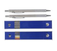 LAPYAPPE 1set Stainless Steel Mechanical Pencil Lead Holder with Design for Engineering Drawing Technical Sketching Graphic Artists and Designers