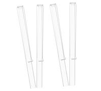 LAPYAPPE 2 Pairs Acrylic Music Stand Page Holders Sheet Music Clips Clear Sheet Book Page Clips for Easy Reading and Use