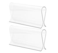 LAPYAPPE 2 Pcs Rolling Curtain Fixing Grips Roller Curtain Grips 3.42x1.61x0.71inch Plastic Compact Sturdy Window Blind Accessories for Home