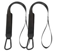 LAPYAPPE 2 Pcs Stroller Harness Straps Belt Pushchair Straps Lightweight Adjustable Easy to Use Polyester Replacement for Pushchair Black