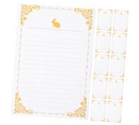 LAPYAPPE 20 Sheets Vintage White Letter Papers Writing Paper Creative Charming Style for Writing and Invitation