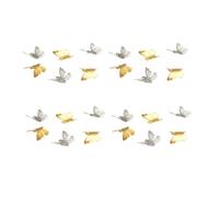 LAPYAPPE 200 Pcs Silver Plating Iron DIY Hair Accessories Spacer Charms for Brooch Patch and Hairpin Making, for Women’s Festive and Casual Style Hairband Supplies