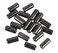 LAPYAPPE 20pcs Black Metal Shoelace Buckle for Shoes with Stylish Untied Shoelace Wearing Method and Quick Release Function Turning Laces into Slip-on Accessories