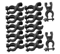 LAPYAPPE 20pcs Cane Holder Clamp for Wheelchairs Walkers Scooters Rotating Flashlight Mount Ergonomic Lightweight Mobility Aid Accessories for Seniors