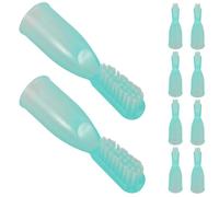 LAPYAPPE 20pcs Finger Cover Toothbrush for Effective Cleaning with Compact Pp Design, Small Toothbrushes for Portable Oral Care in Prisons and Rehabilitation Facilities