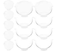LAPYAPPE 20pcs Light-blocking Lens 3d Headset Lens Vr PC Plastic Winged Biconvex Ergonomic Comfortable Design for Gaming Consoles and Computers Group Activities DIY