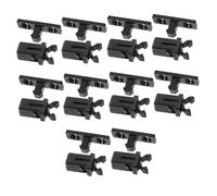LAPYAPPE 20pcs Push Latch Set with Spring Lock and Couplers for Garbage Can Lid, Trash Bin Push Door Catch Replacement Locks, Self-locking Press Button Buckles, Suitable for Waste Bin Accessories