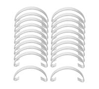 LAPYAPPE 20pcs Steel Chicken Cage Door Hooks Easy Install Metal Snap Fasteners for Poultry Coops Reusable Multipurpose Spring Clips for Bird Cage Security and Versatile Use