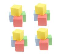 LAPYAPPE 24pcs Foam Counting Cubes for Kids 1.38 Inch Colorful Soft Blocks for Early Math Manipulation and Preschool Learning Activities