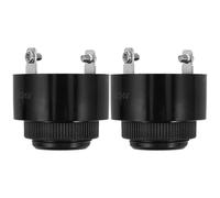 LAPYAPPE 2pcs Active Electronic Buzzer Sfm380 12v 24v Dc with Plastic Housing and Metal Terminals for Automation Alarm Systems and Automotive Reverse Signals Reliable Continuous Sound Alarm