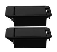 LAPYAPPE 2pcs Active Guitar and Bass Pickup Battery Box Case with Sponge for Secure Connection and Fast Installation, Plastic Cover Holder Compatible with 9v Batteries for Electric Guitar