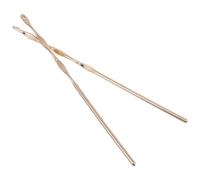 LAPYAPPE 2pcs Antique Hairpin Materials DIY Hair Chopstick Making Stick for Hanfu Wedding Hair Accessories Copper Finish