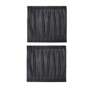 LAPYAPPE 2pcs Black Car Side Window Sunshades for Pets, Polyester and Aluminium Alloy Material, Maximum Shading Protection and Lowering Temperature, for Parking Use